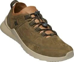 'Keen Outdoor' Men's Highland Oxford Sneaker - Dark Olive / Plaza Taupe -Outlet Shoes Store 1022662 3Q large 1024x1024@2x