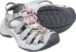 'Keen Outdoor' Women's Astoria West Sandal - Grey / Coral -Outlet Shoes Store 1023589 PPS large 1024x1024@2x