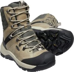 'Keen Outdoor' Women's Revel IV High Polar WP Boot - Vetiver / Peachy Keen -Outlet Shoes Store 1025455 PPS large 1024x1024@2x