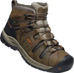 'Keen Utility' Men's Flint II Mid EH WP Soft Toe - Black Olive / Brindle -Outlet Shoes Store 1025613 3Q large 1024x1024@2x