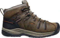 'Keen Utility' Men's Flint II Mid EH WP Soft Toe - Black Olive / Brindle