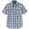 'Carhartt' Men's Rugged Flex Relaxed Fit Lightweight Snap Front Short Sleeve Plaid - Steel Blue 1 'Carhartt' Men's Rugged Flex Relaxed Fit Lightweight Snap Front Short Sleeve Plaid - Steel Blue -Outlet Shoes Store 105198 437 MS22 e 2 1024x1024@2x