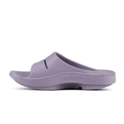 'OOFOS' Women's OOahh Slide Sandal - Mauve -Outlet Shoes Store 1100MAUVE shot4 1024x1024@2x