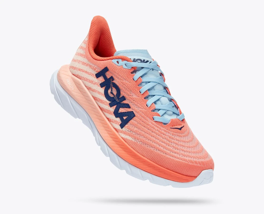 'HOKA' Women's Mach 5 - Camellia / Peach Parfait 3 'HOKA' Women's Mach 5 - Camellia / Peach Parfait
