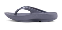'OOFOS' Women's OOlala Luxe Thong - Slate -Outlet Shoes Store 1400SLATE shot4 932x680 1d00518d 8ca1 44c8 8990 a01fdb7d86b1 1024x1024@2x