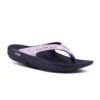 'OOFOS' Women OOlala Luxe Thong - Black / Pink Bandana -Outlet Shoes Store 1403BLKPNKBAN 2 1024x1024@2x