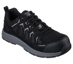 'Skechers' Men's Malad II EH Comp Toe - Black -Outlet Shoes Store 200127 BLK 1024x1024@2x