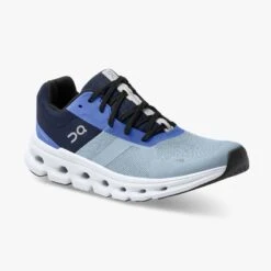 'On Running' Women's Cloudrunner - Chambray / Midnight -Outlet Shoes Store 46.99018 cloudrunner ss22 chambray midnight w g6 1024x1024@2x