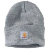 'Carhartt' Acrylic Watch Knit Hat - Heather Grey -Outlet Shoes Store A18 HGY MS20 1024x1024@2x