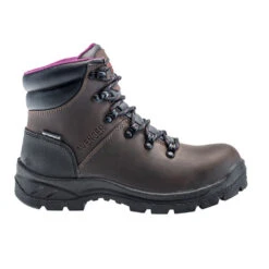 'Avenger' Women's 6" Builder EH WP Steel Toe - Brown -Outlet Shoes Store A8125 8675 lateral 1024x1024@2x