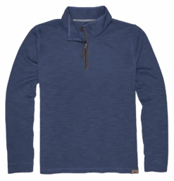 'Dakota Grizzly' Men's Dash 1/4 Zip Pullover - Lapis