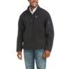 'Ariat' Men's Vernon 2.0 Softshell Jacket - Black -Outlet Shoes Store F18 MNS WEST 10023329 front 1024x1024@2x