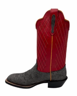 'Fenoglio' Men's 13" Cape Buffalo Western Square Toe - Grey / Red -Outlet Shoes Store FB342426282 1024x1024@2x
