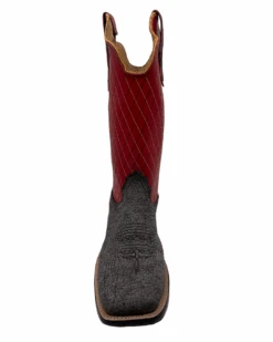 'Fenoglio' Men's 13" Cape Buffalo Western Square Toe - Grey / Red -Outlet Shoes Store FB342426283 1024x1024@2x