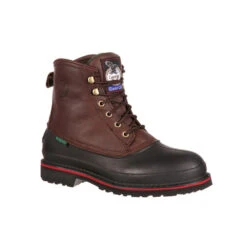 'Georgia Boot' Men's 6" Muddog EH WP Steel Toe - Dark Chocolate -Outlet Shoes Store G6633 1024x1024@2x