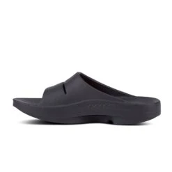 'OOFOS' Unisex OOahh Slide Sandal - Black -Outlet Shoes Store Product Images1100BLK 4 1024x1024@2x