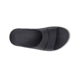 'OOFOS' Unisex OOahh Slide Sandal - Black -Outlet Shoes Store Product Images1100BLK 6 1024x1024@2x