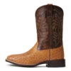 'Ariat' Men's 11" Night Life Ultra Western Square Toe - Ranger Smooth Quill Ostrich / Beam Brown -Outlet Shoes Store S22 MNS WEST 10040345 side 1024x1024@2x