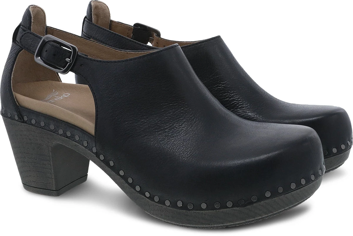 'Dansko' Women's Sassy - Black Milled Burnished Nubuck 7 'Dansko' Women's Sassy - Black Milled Burnished Nubuck - Image 5
