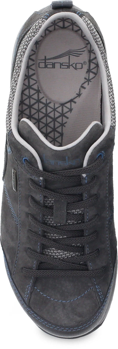 'Dansko' Women's WP Paisley - Grey / Blue Suede 4 'Dansko' Women's WP Paisley - Grey / Blue Suede - Image 2