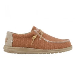 'Hey Dude' Men's Wally Braided - Tangerine -Outlet Shoes Store wally braided tangerine 1024x1024@2x